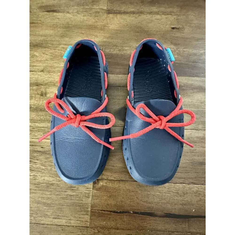 People Footwear Marine Blue Red Sienna Driver Loafer Slip On Waterproof Shoes 10
